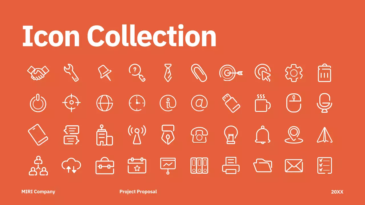 Presentasi Proyek Profesional Orange