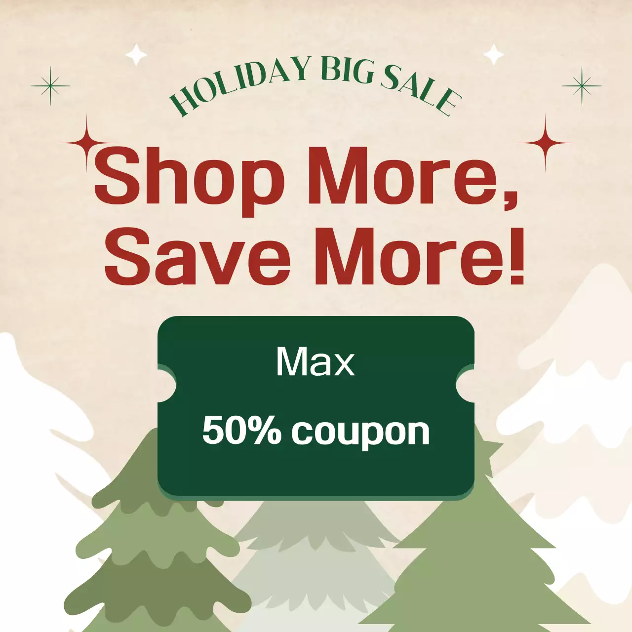 Carrossel de promoção de Natal tradicional vermelho no Instagram