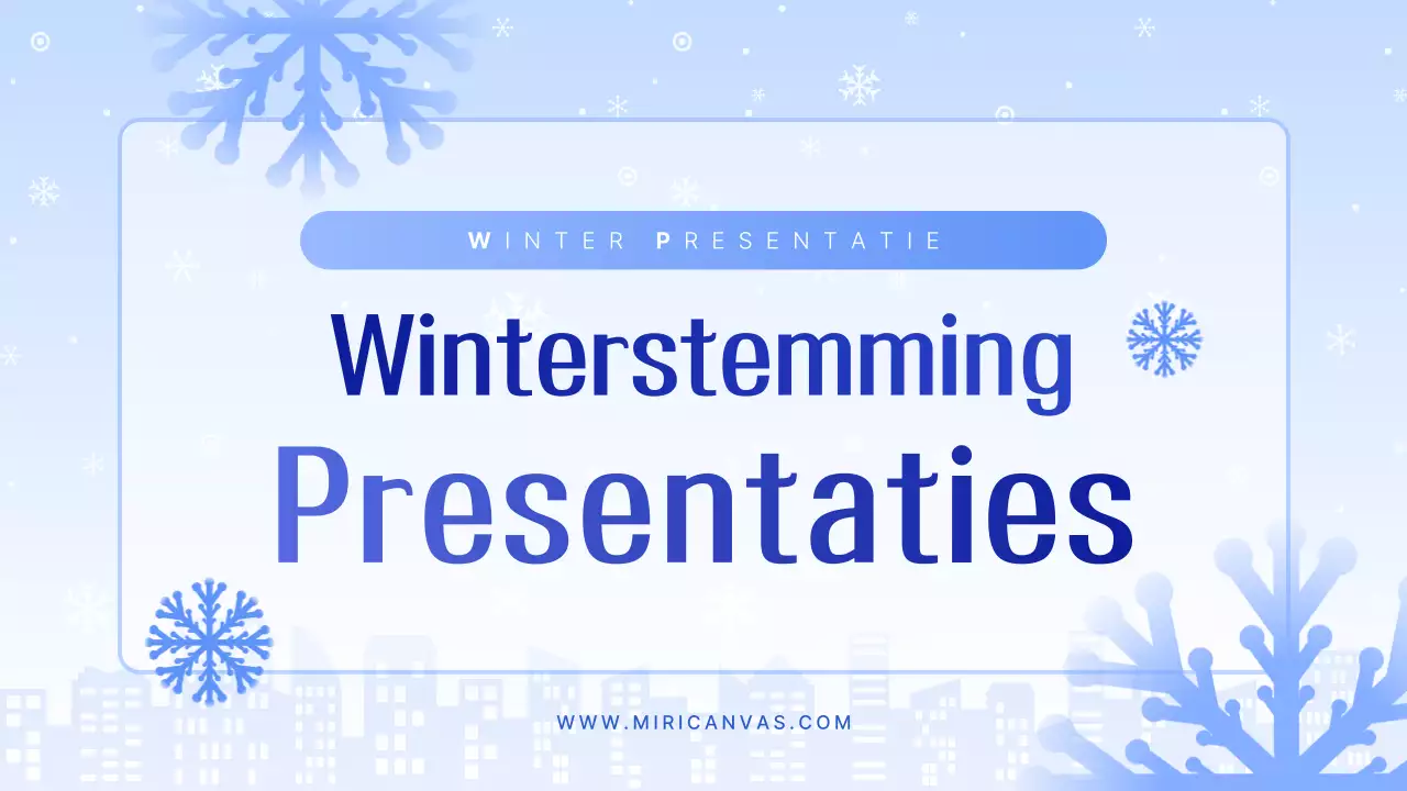 Lichtblauwe strakke presentatie uitgelegd