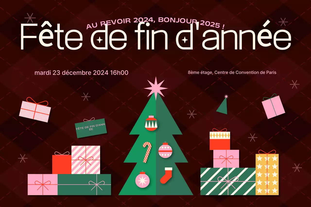 Boîte à cadeaux bourguignonne Fête de fin d'année Événement