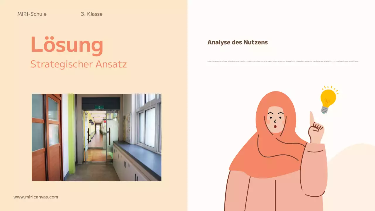 orangefarbene trendige Bildungsklasse