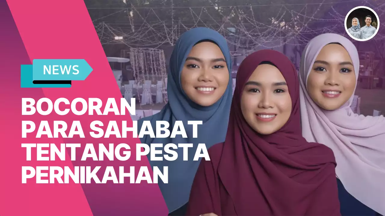 Pink Modern Wedding News YouTube Thumbnail