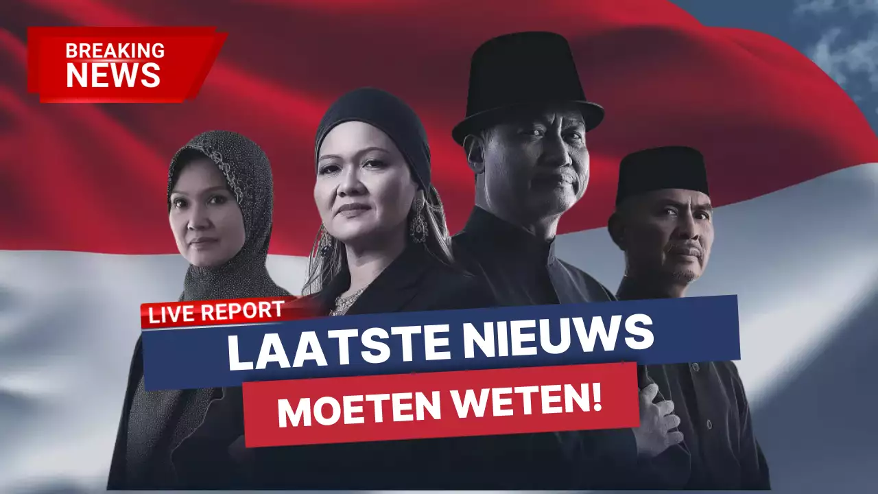 rood modern nieuws aankondiging