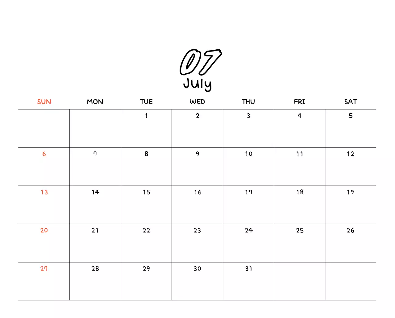 黄色のかわいいフォトカレンダー