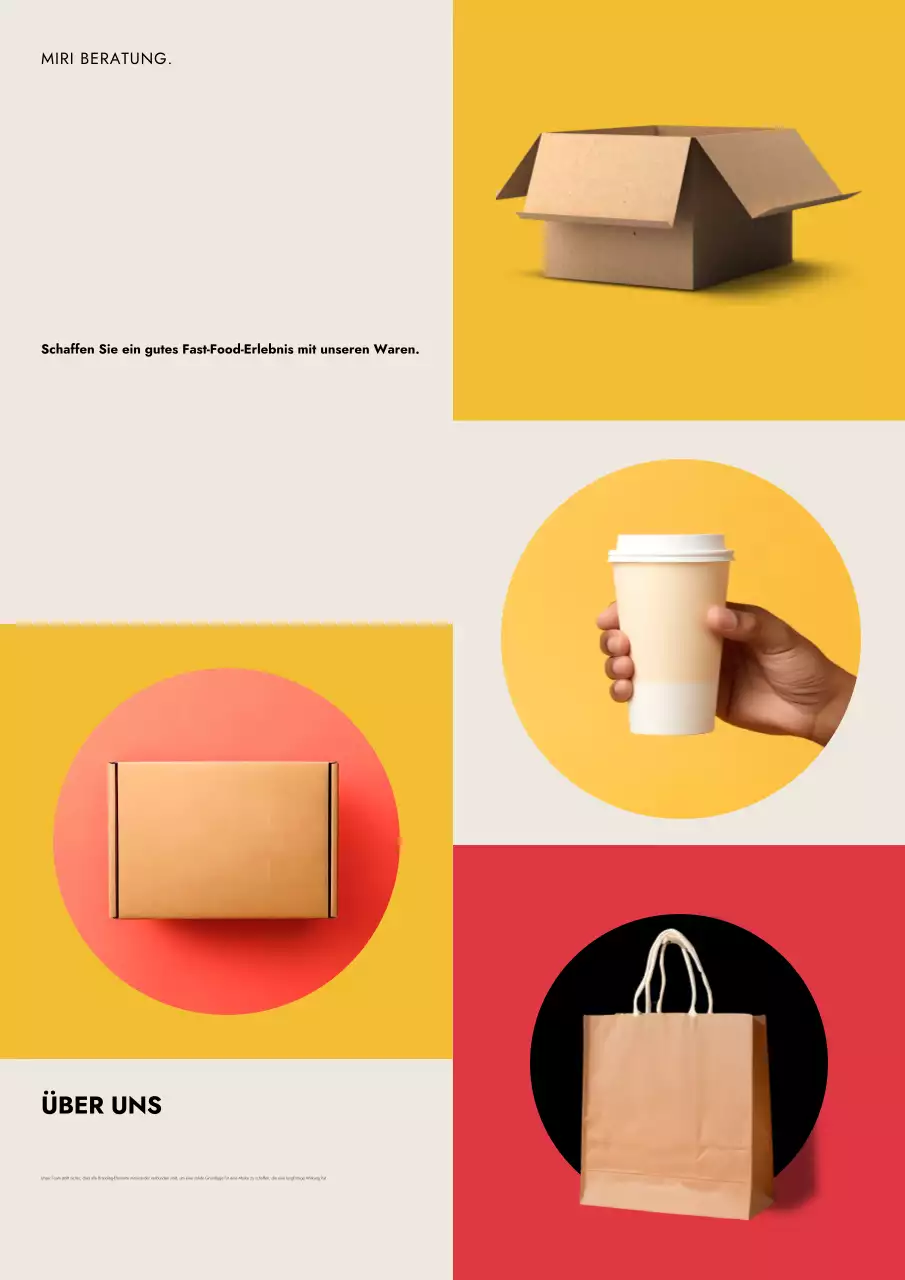 Beige Modern Packaging Promotion
