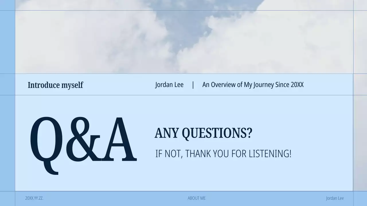 Presentasi Panduan Pengenalan Diri Blue Clean