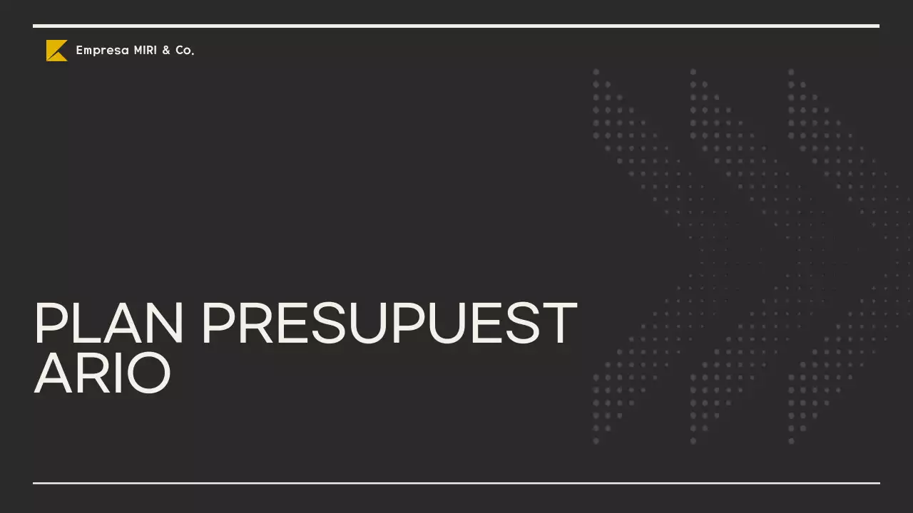 plan de empresa yellow modern