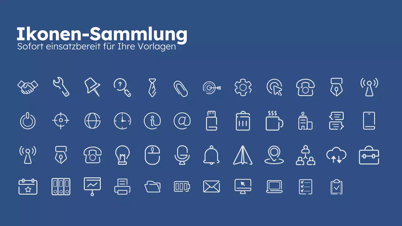 blue modern about me business