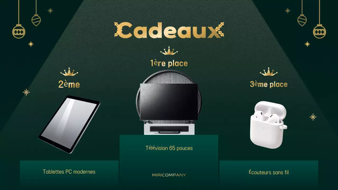 Fêtes de fin d'année simples et abstraites