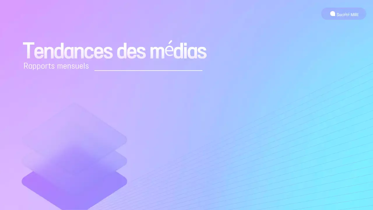 Rapport sur les médias modernes Mauve