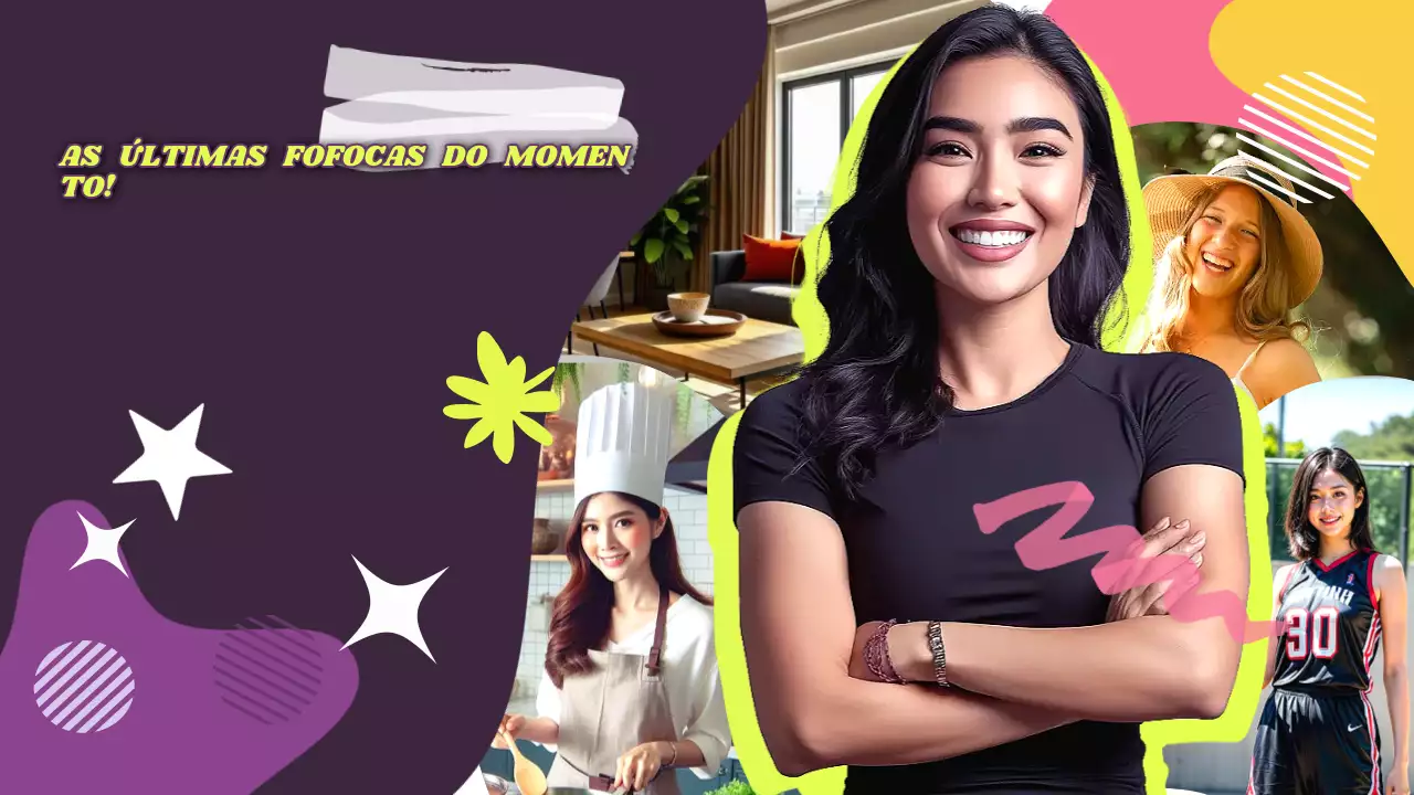 anúncio de mexericos da moda em roxo