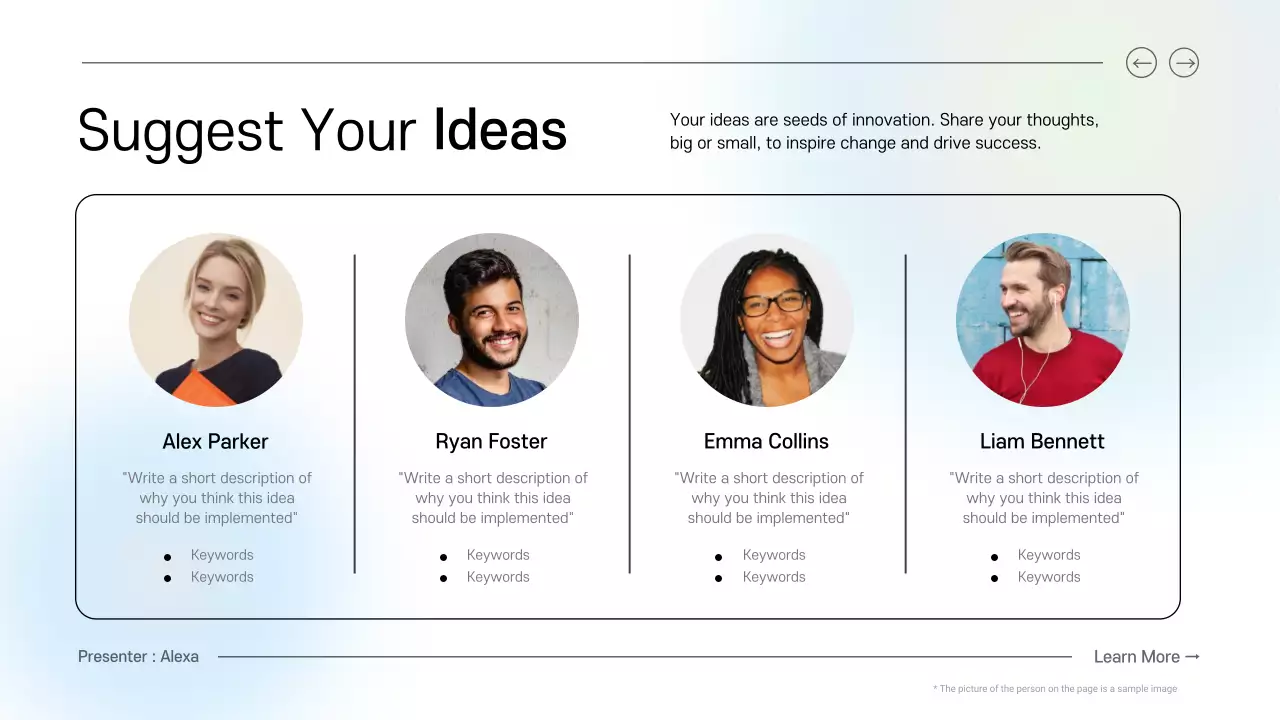 Blue Modern Brainstorming Guide Presentation