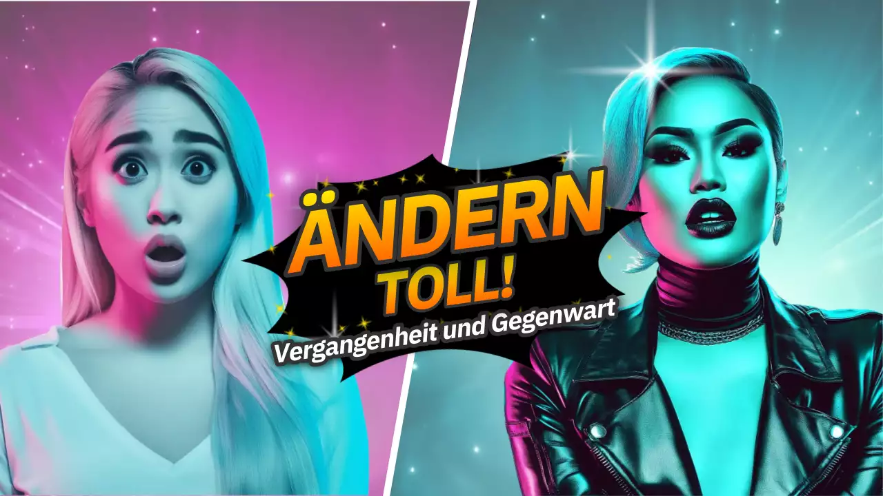 teal modern transformation anzeige