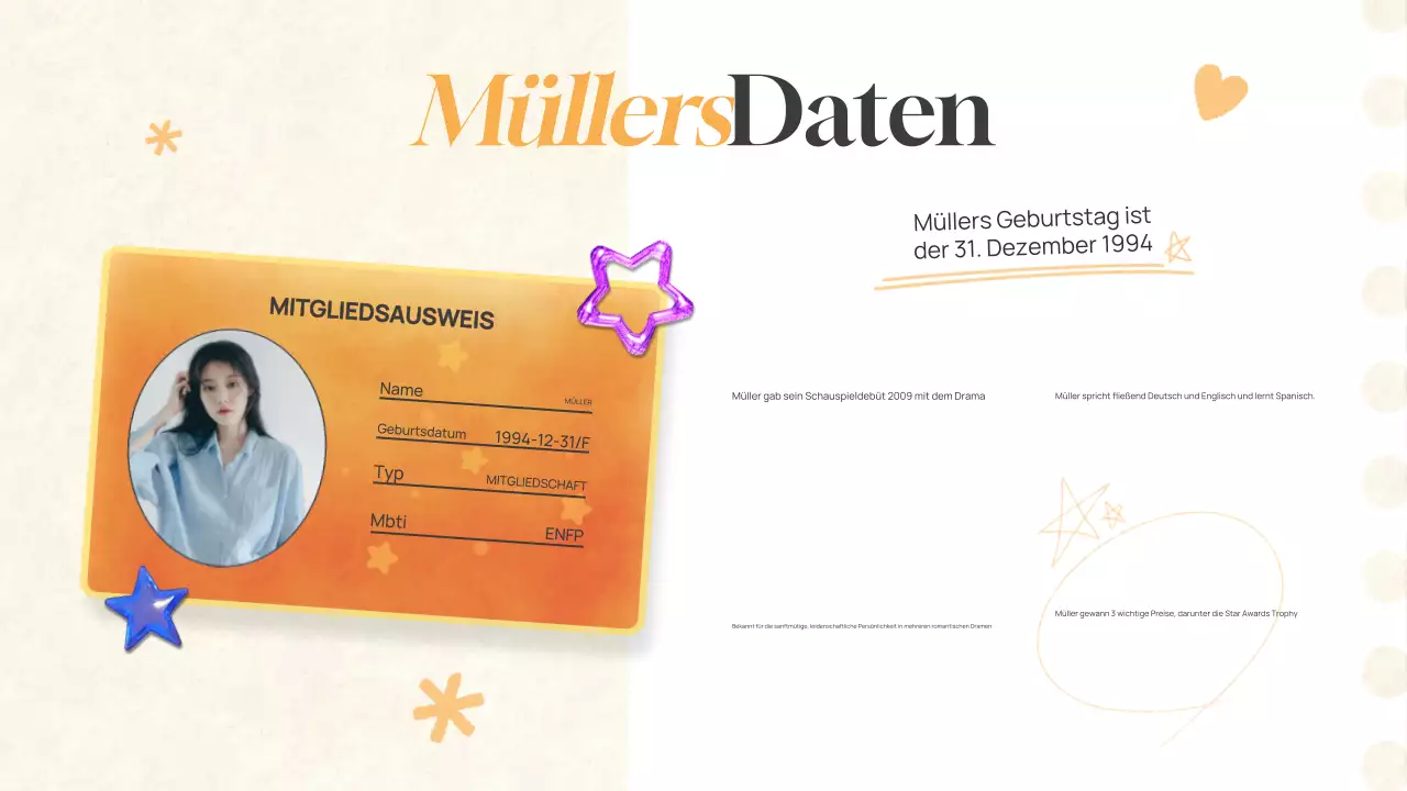 beige modern drama pitch persentation