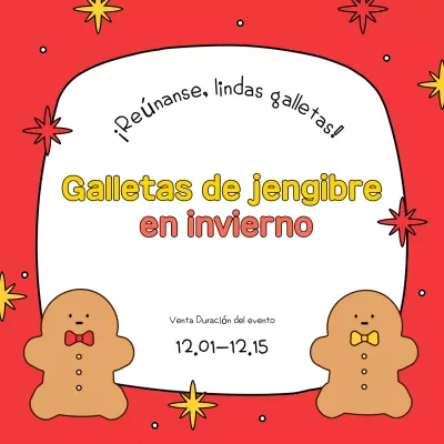 Anuncie sus ofertas festivas de temporada en rojo y amarillo
