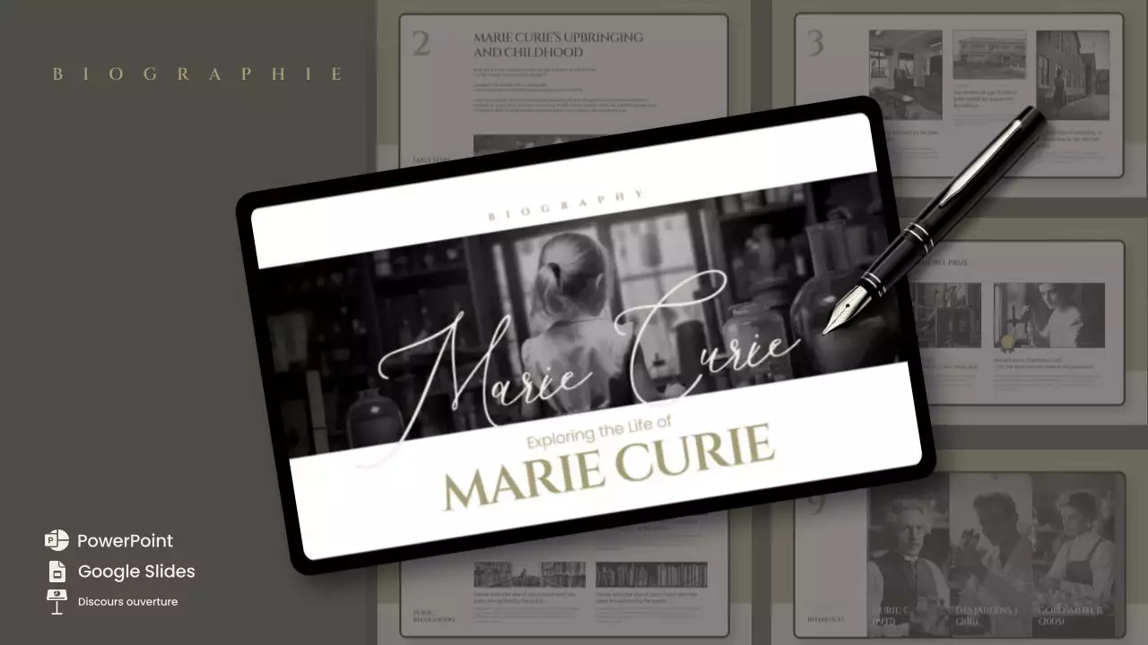 présentation d'une biographie classique noire