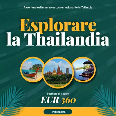 promozione viaggio verde moderno