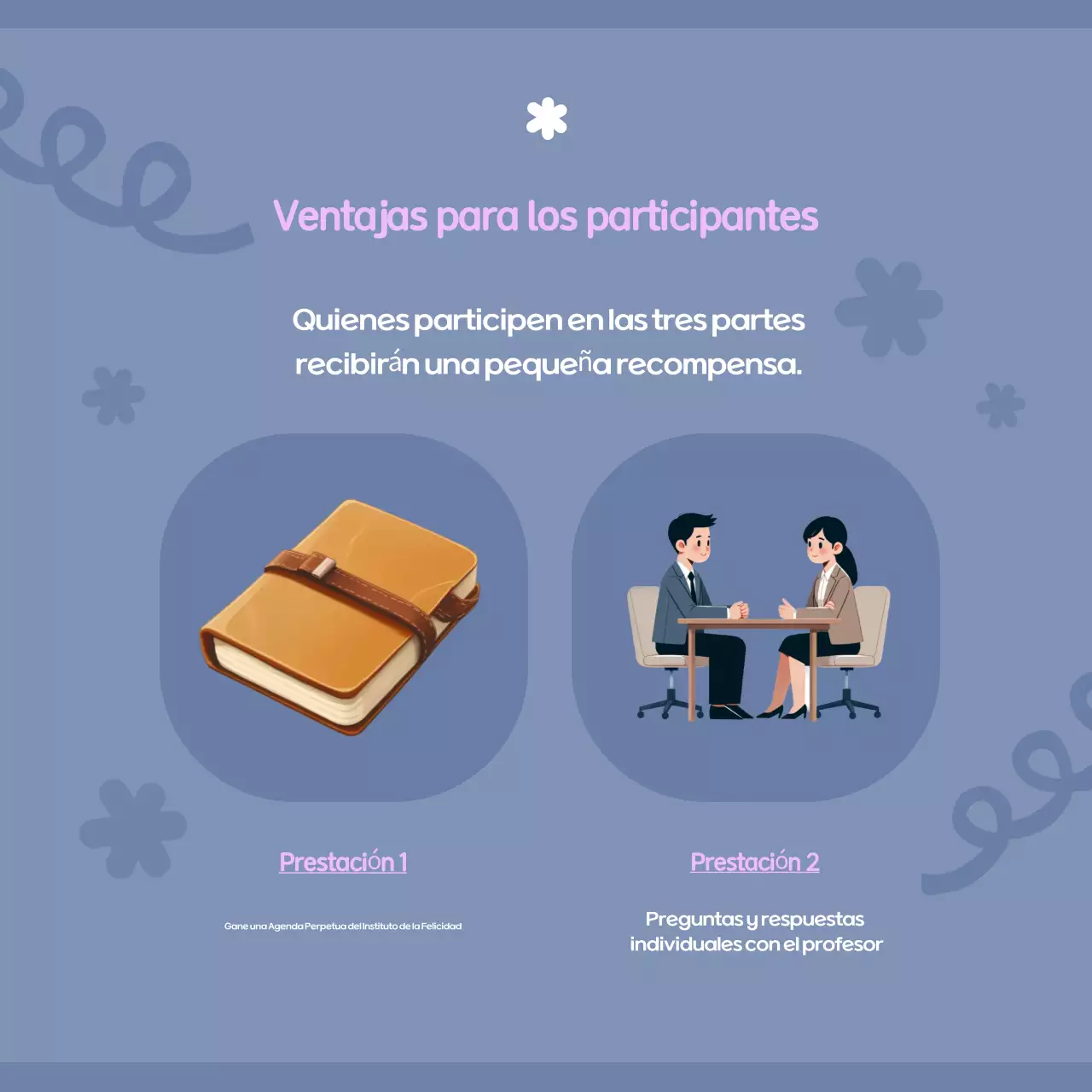 Anuncios de conferencias modernas en azul claro