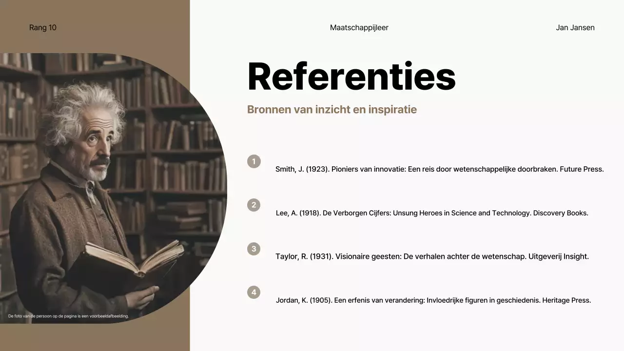 beige klassieke geschiedenis biografie lezing