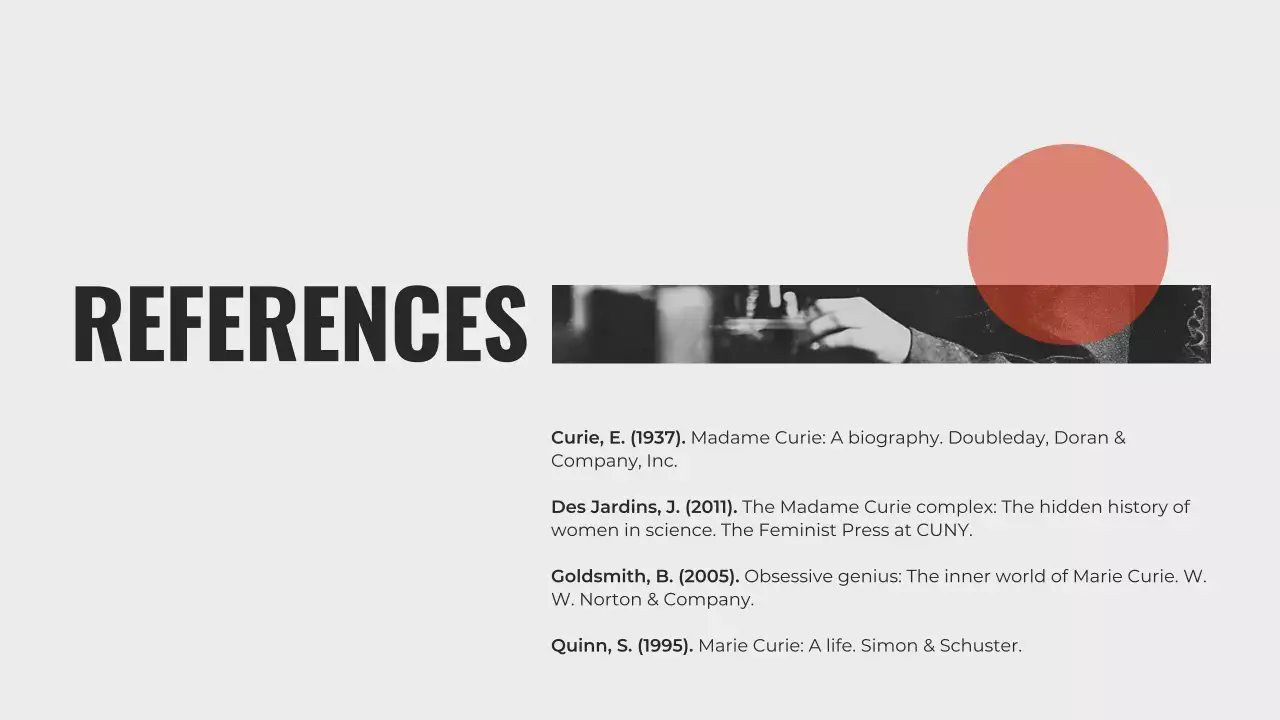 Grey Professional Biography Presentation