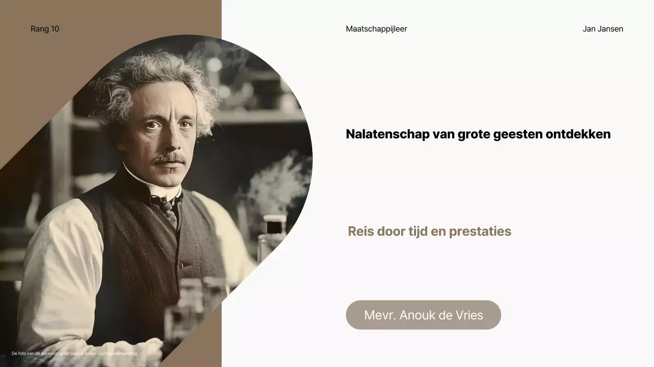 beige klassieke geschiedenis biografie lezing
