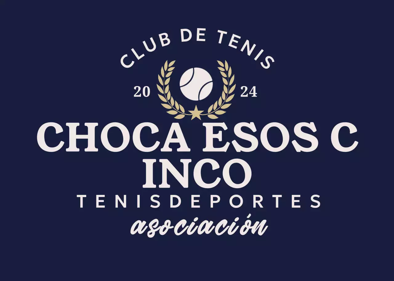 Logotipo deportivo sencillo azul marino