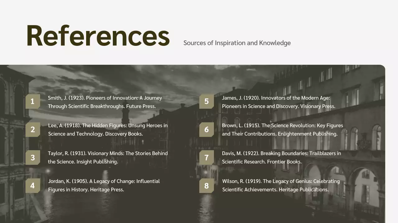 Beige Classic Biography Presentation