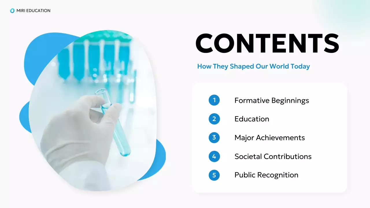 Blue Modern Education Guide Presentation