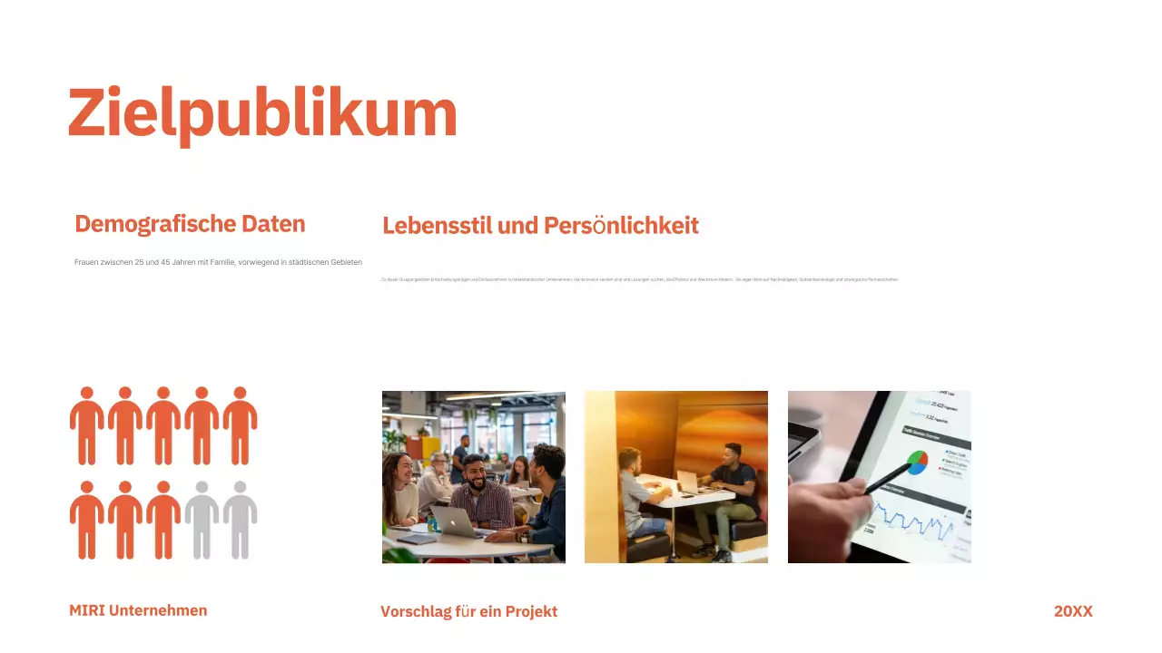 red modern project proposal business