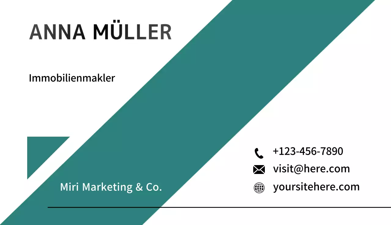 teal moderne immobilien karte