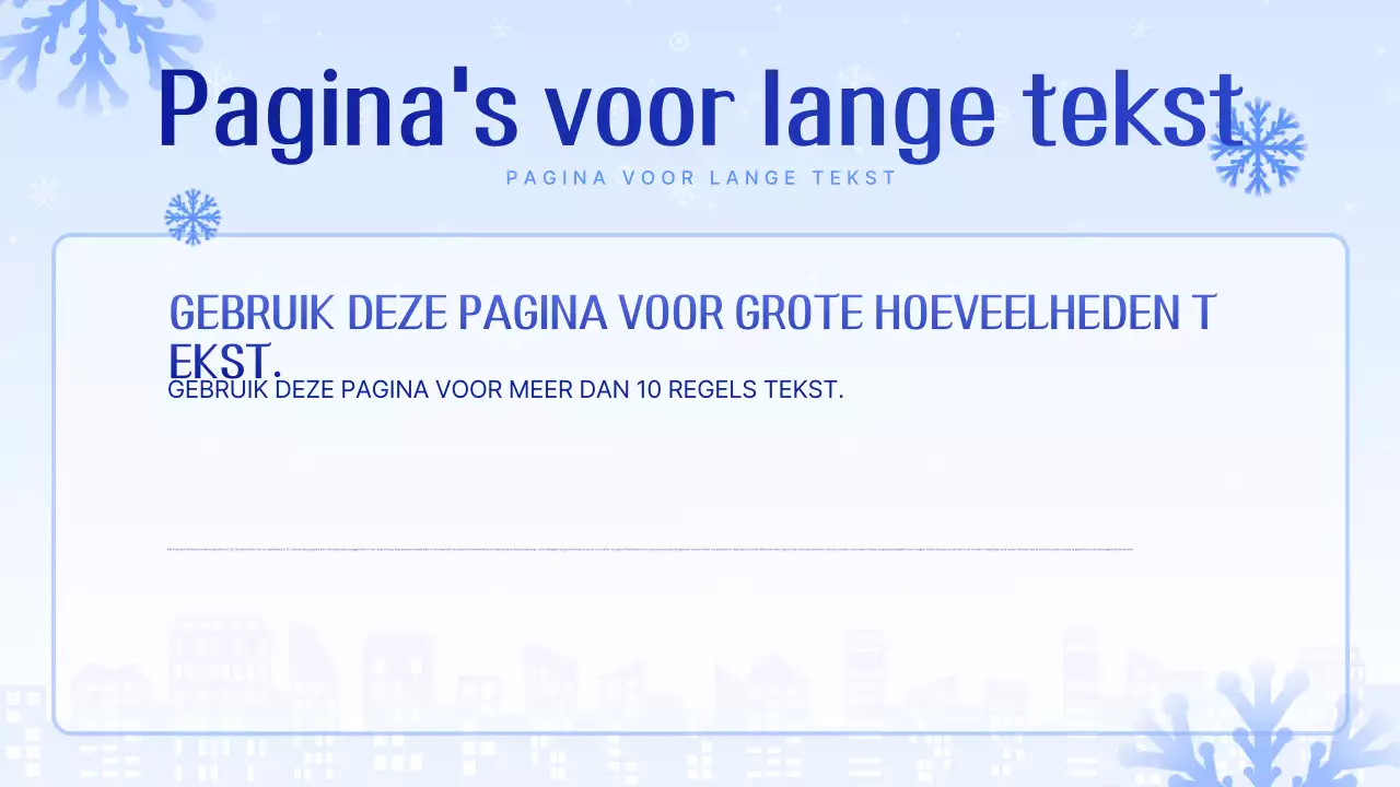 Lichtblauwe strakke presentatie uitgelegd