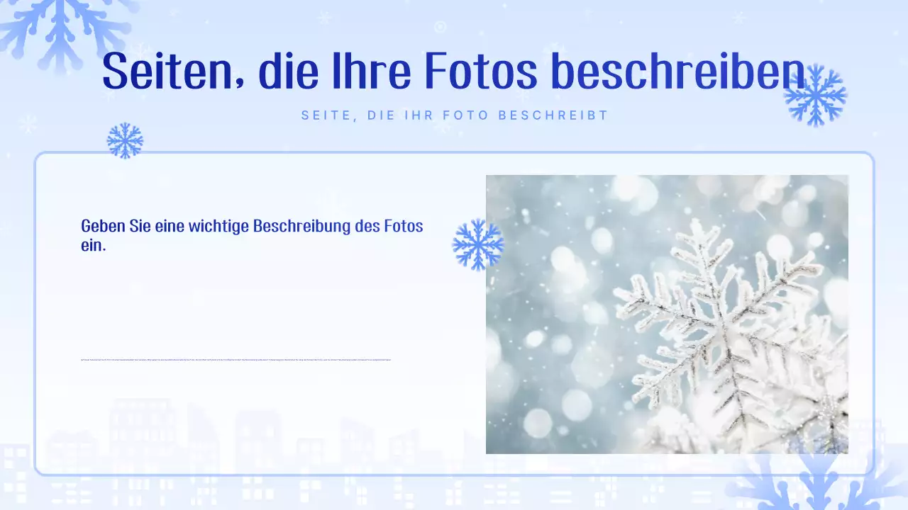 Hellblau saubere Präsentation erklärt