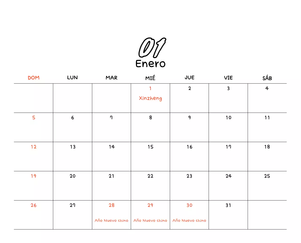 Calendario de fotos Yellow Cute