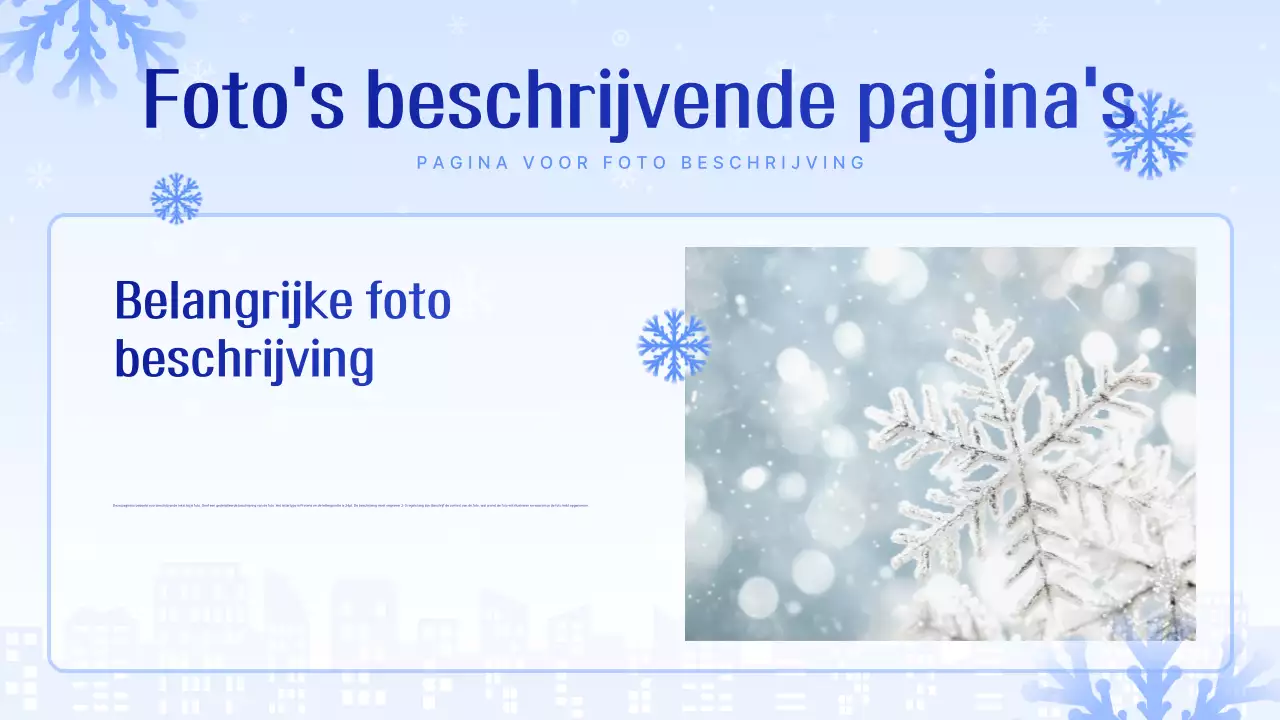 Lichtblauwe strakke presentatie uitgelegd