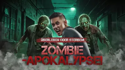 grüner horror zombie ankündigung youtube thumbnail