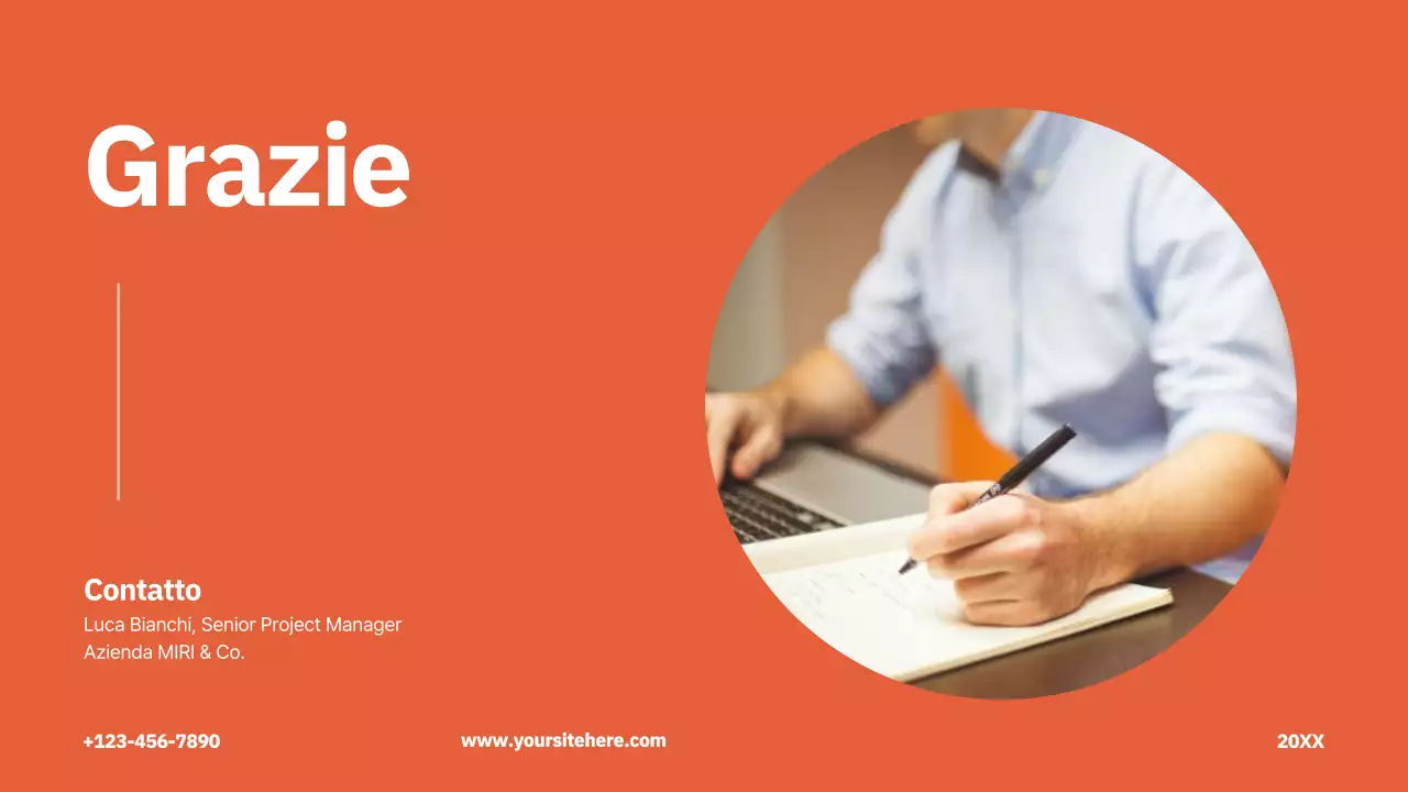 rosso proposta di progetto moderno business