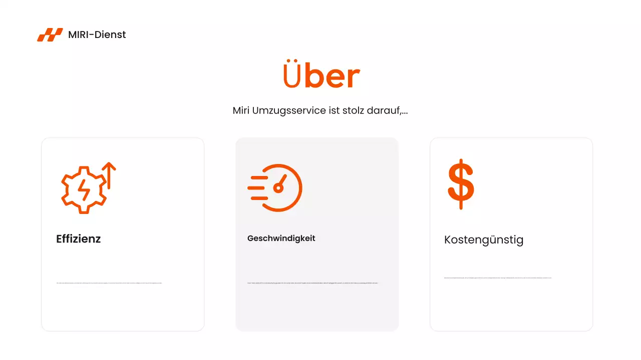 orange modern service Einführung