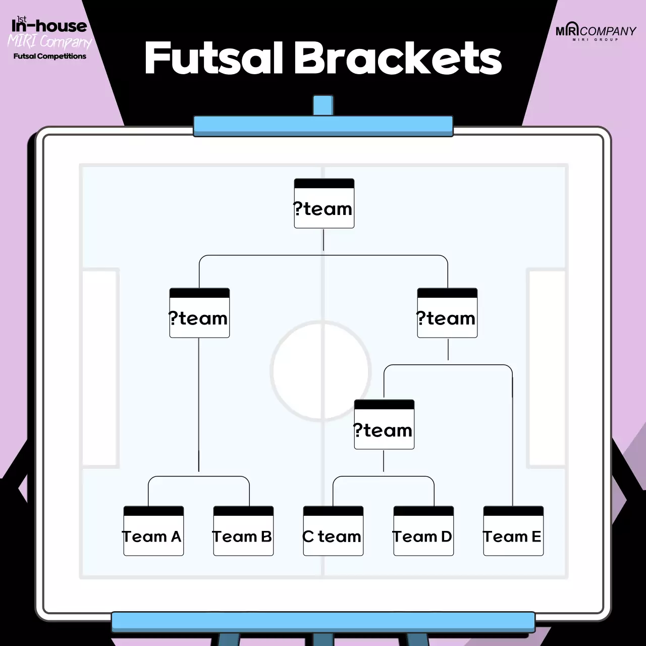 Carrossel de promoção de futsal moderno azul no Instagram