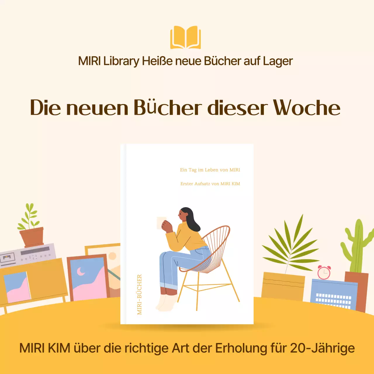 Beige Modern Book Ad