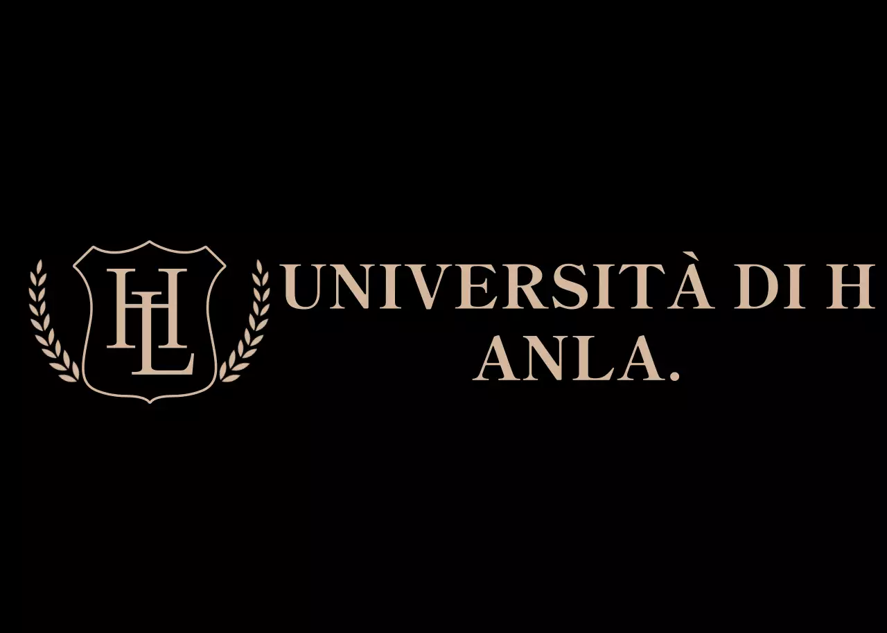 Logo universitario classico in oro