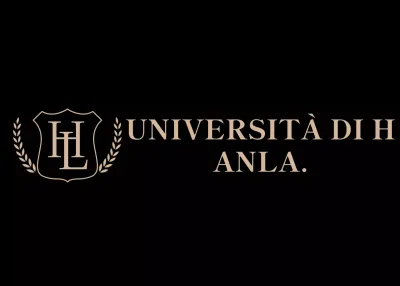 Logo universitario classico in oro
