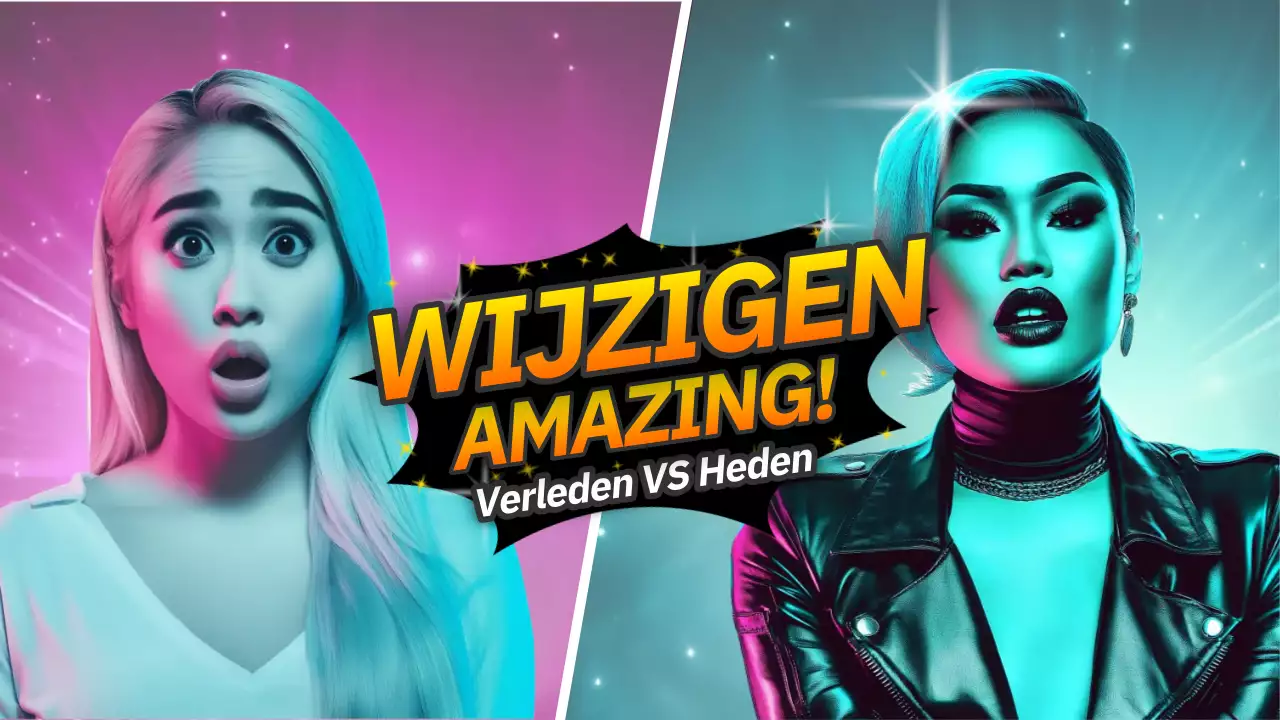 groenblauwe moderne transformatie advertentie