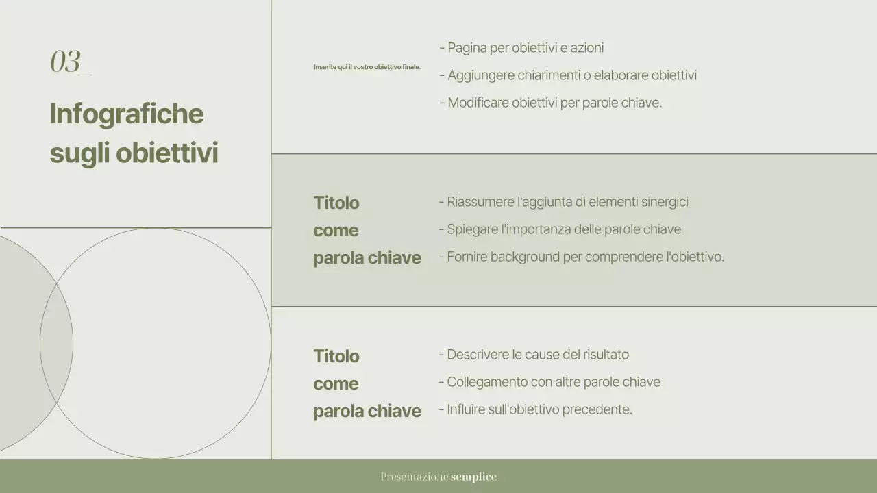 Documentazione di presentazione semplice Khaki