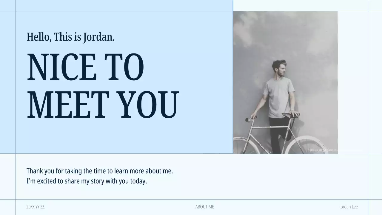 Presentasi Panduan Pengenalan Diri Blue Clean