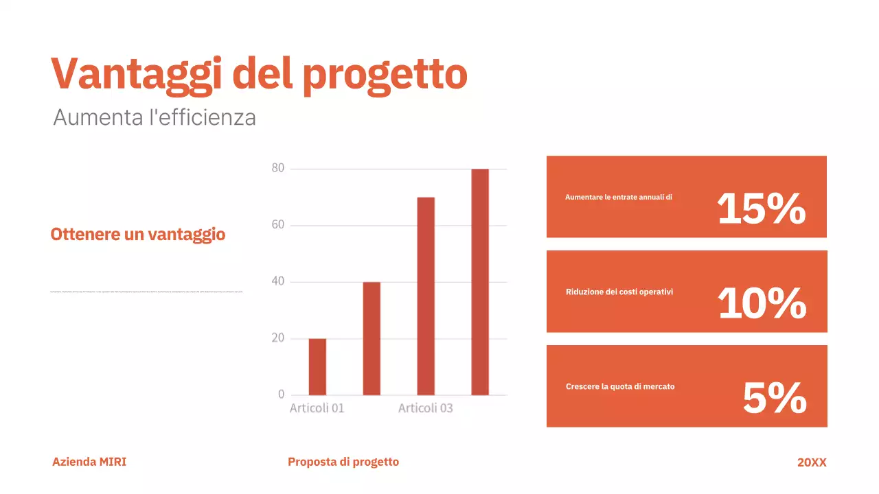 rosso proposta di progetto moderno business