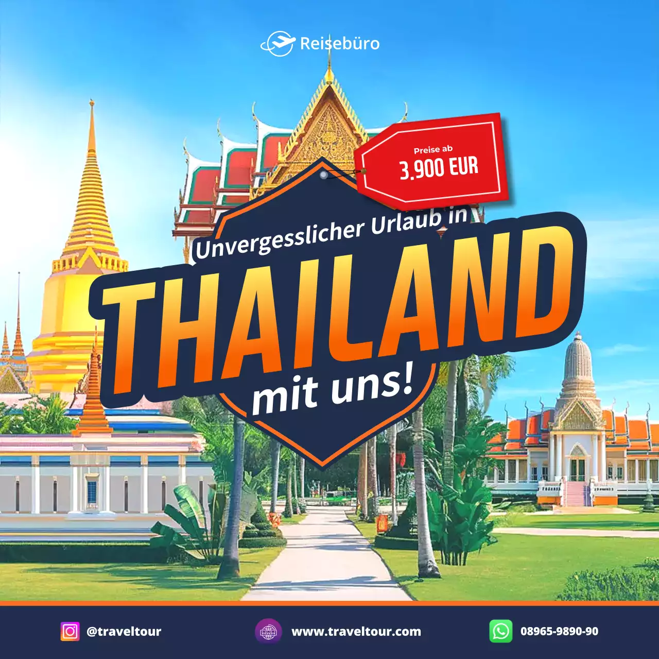 blue modern travel promotion