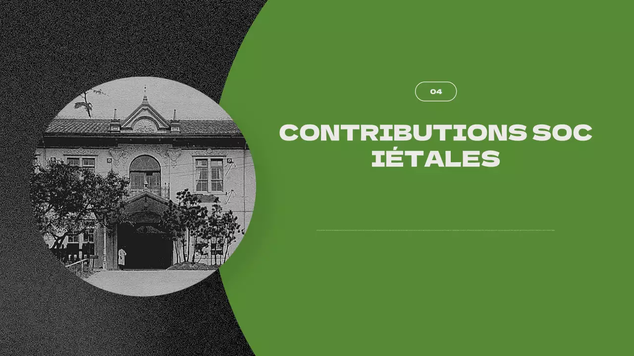 présentation de la biographie moderne verte