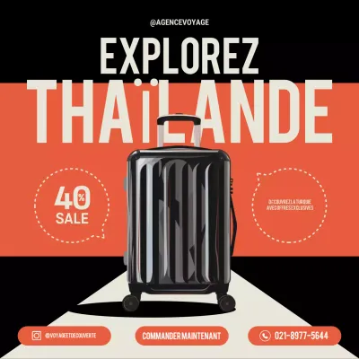 orange modern travel promotion