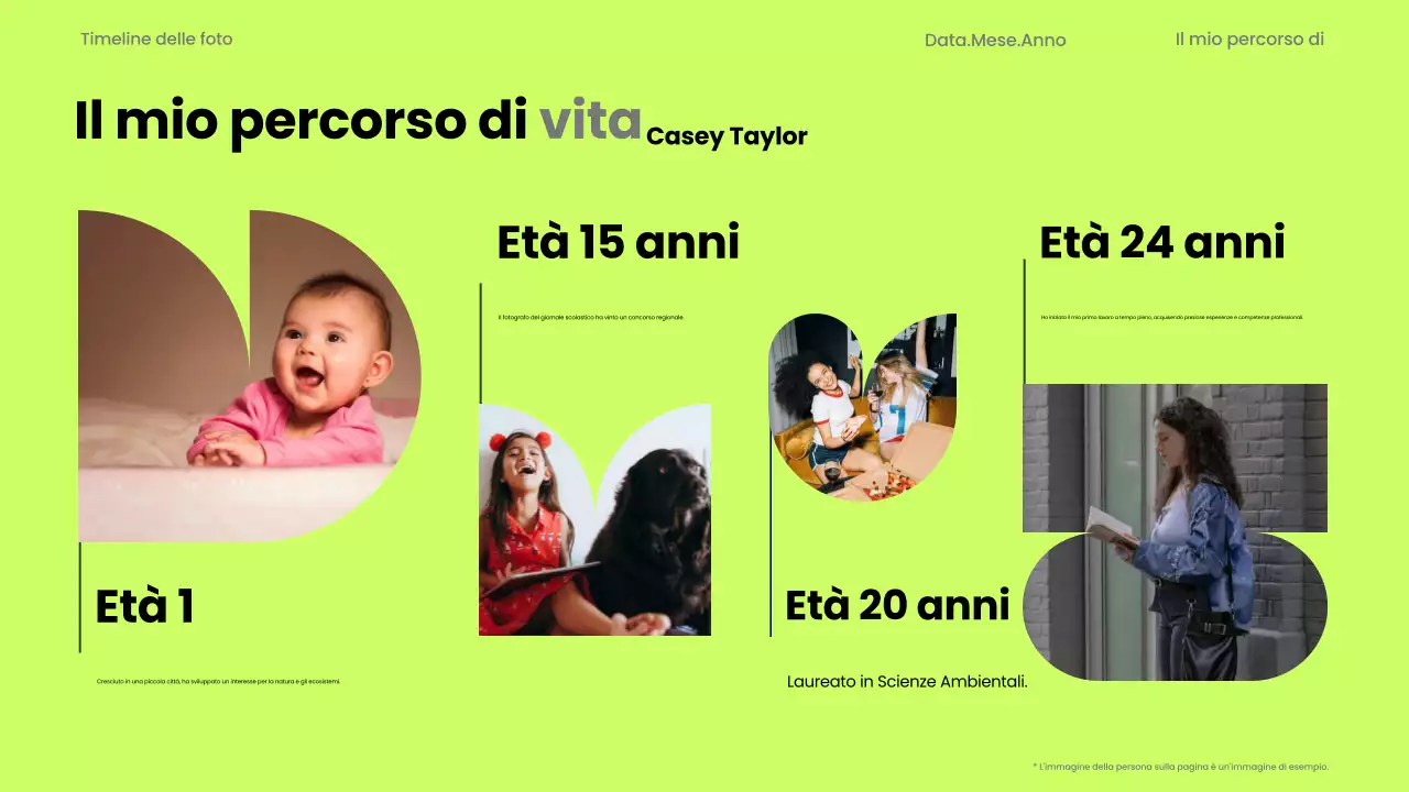 annuncio di presentazione moderno al neon