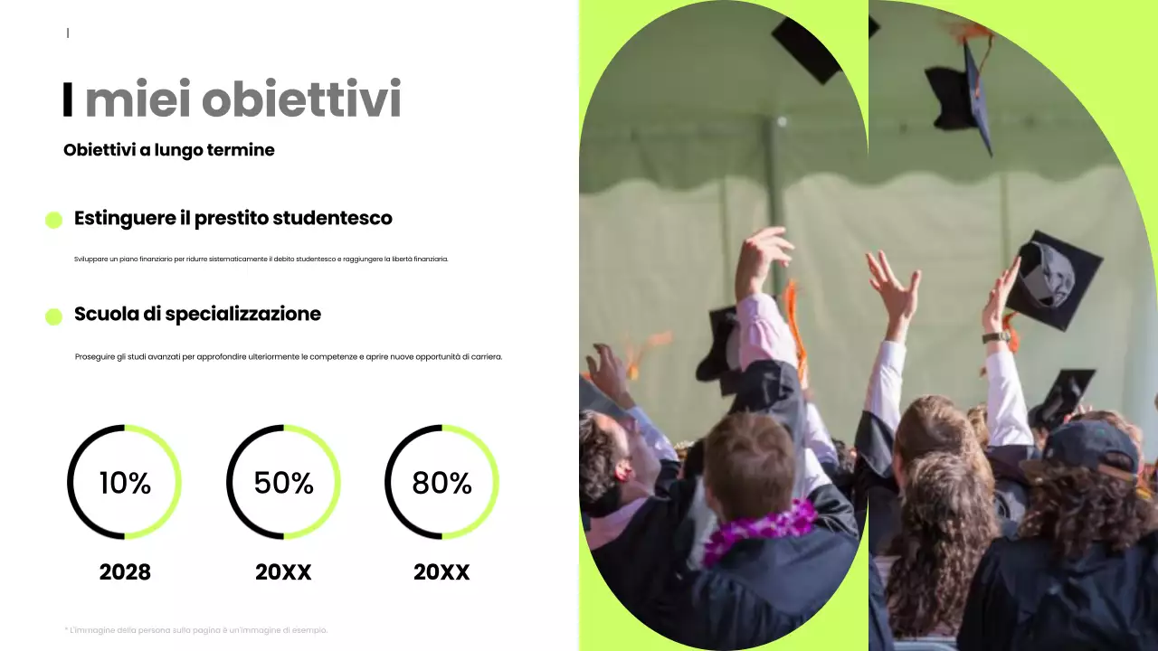 annuncio di presentazione moderno al neon